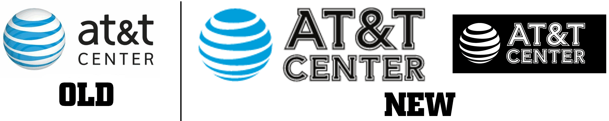 New AT&T Logo - AT&T Center New Logo - Sports Logos - Chris Creamer's Sports Logos ...