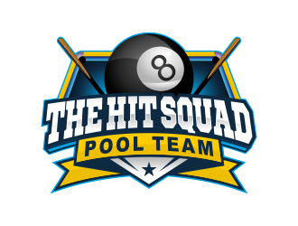 Pool Team Logo - The Hit Squad logo design - 48HoursLogo.com