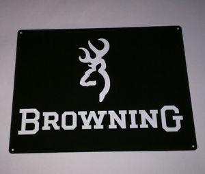 Browning Arms Company Logo - Browning Arms Company Firearms GUNS advertising vintage metal sign ...