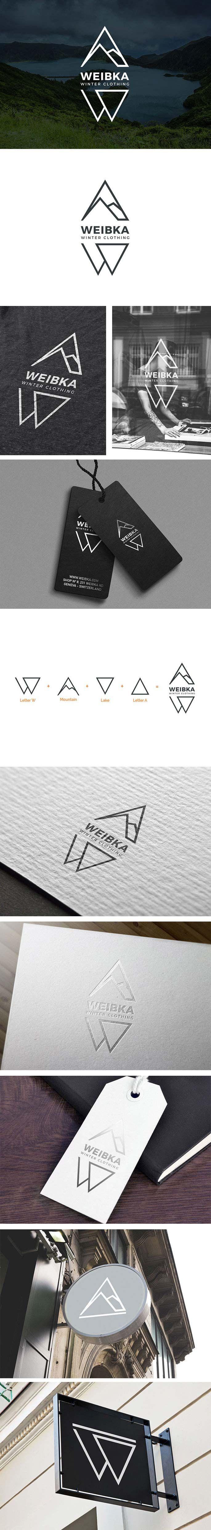 Triangle Clothing Brand Logo - Logo Design Fashion, Clothing & Sport Brand Identity. Letter W