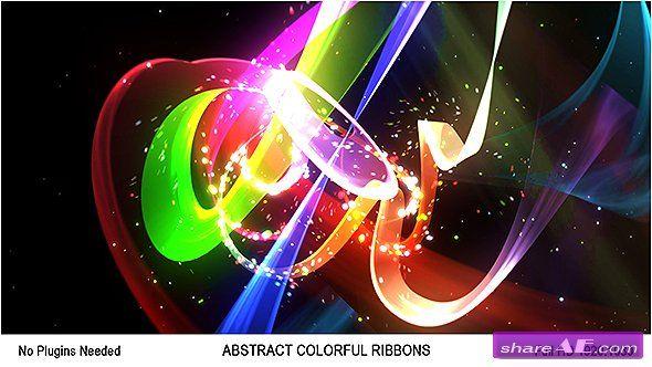 Colorful Ribbon Logo - Videohive Abstract Colorful Ribbons Logo » free after effects ...
