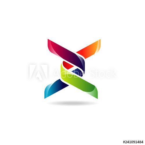 Colorful Ribbon Logo - Colorful Ribbon Symbol Logo - Buy this stock vector and explore ...