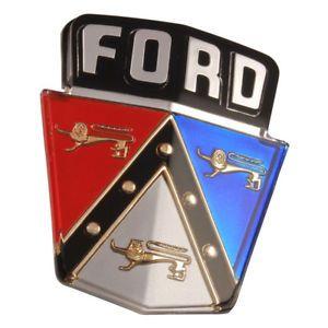 Ford Crest Logo - 1952-54 FORD CAR HOOD EMBLEM PLASTIC FORD CREST BA-16637-A | eBay