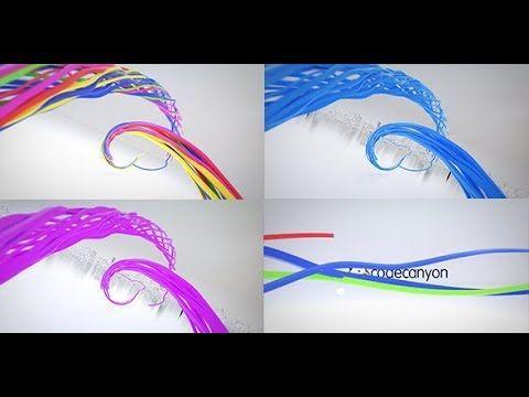 Colorful Ribbon Logo - Colorful Ribbon Logo Reveal | After Effects template - YouTube