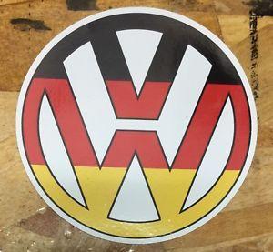 Vintage German VW Logo - Vw Logo German Style Vintage Decal Sticker bus camper Volkswagen | eBay