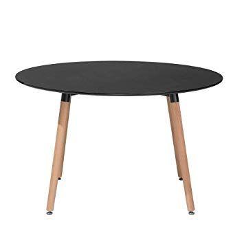 Slanted Oval Logo - Amazon.com Dining Table Black Oval Tabletop Solid Wood