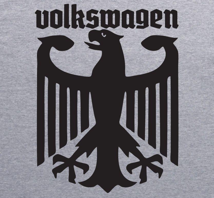 Vintage German VW Logo - VOLKSWAGEN VW beetle bus German Eagle vintage style T-Shirt by ...
