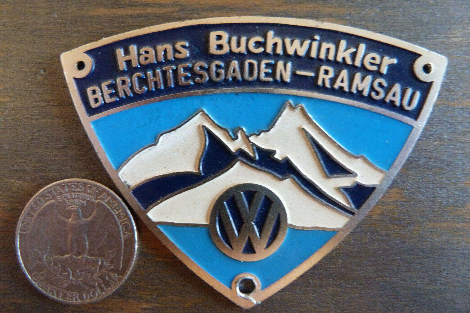 Vintage German VW Logo - VINTAGE 50S / 60s German VW / Volkswagen Car Dealer Badge ...