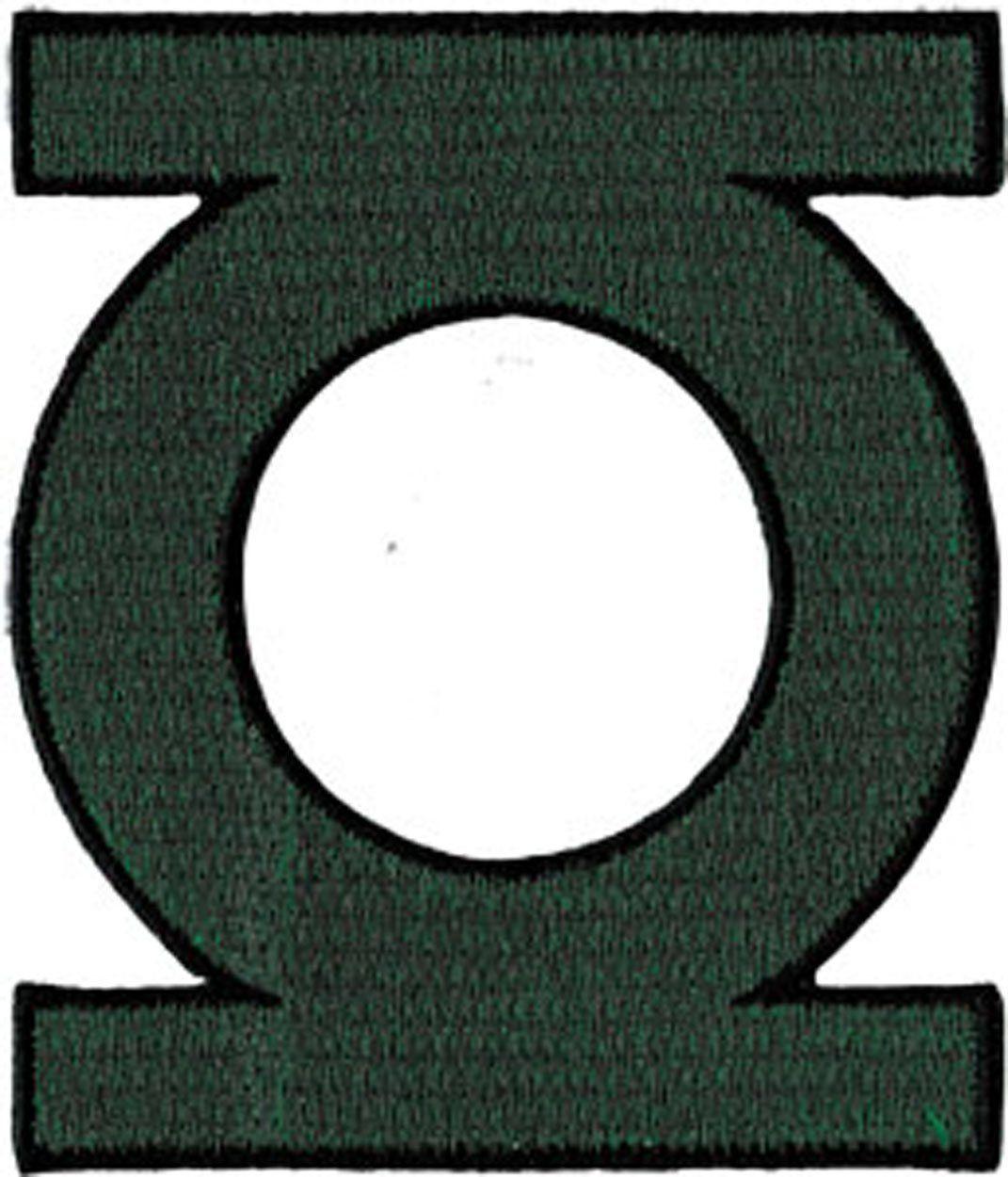 Green Lantern Logo - GREEN LANTERN Logo PATCH, Officially Licensed DC Comic Hero Iron-On ...