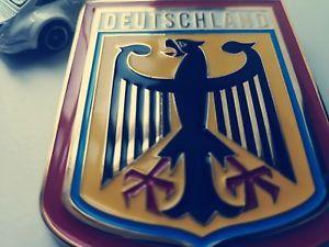 Vintage German VW Logo - Vintage Deutschland Germany Badge Emblem - Porsche BMW Mercedes VW ...