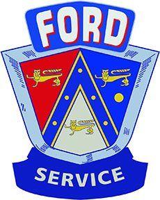 Ford Crest Logo - Garage Art Ford FV 40 18 Ford Crest: Home & Kitchen