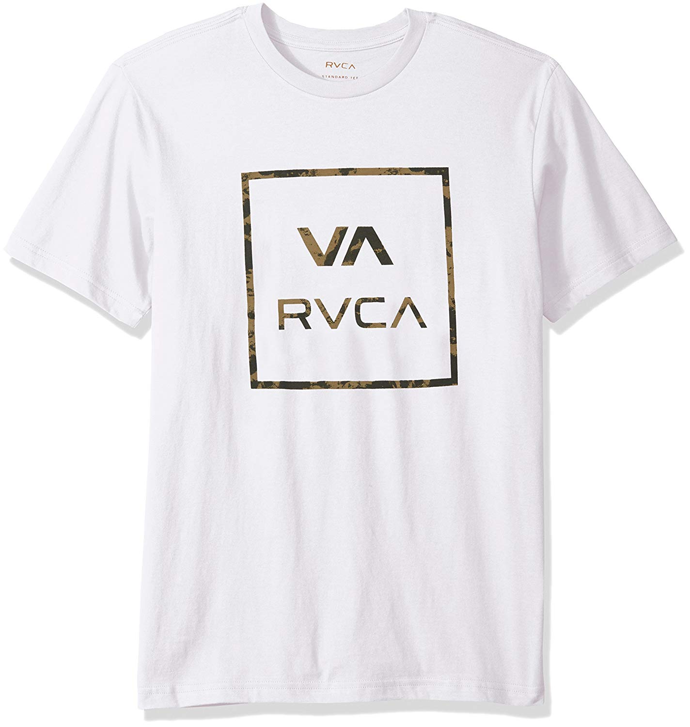 RVCA White Logo - Amazon.com: RVCA Men's Dark Camo Short Sleeve Logo T-Shirt: Clothing