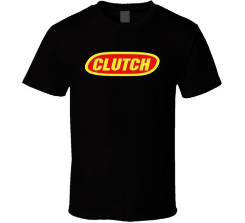 Clutch Band Logo - The Clutch Rock Band Logo Music Black White Men'S Tshirt Funny Gift ...