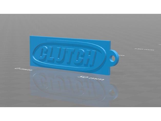 Clutch Band Logo - Clutch Band Logo Keychain by MrMarc101 - Thingiverse