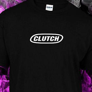Clutch Band Logo - Clutch Band Logo Non Official Retro Black Crew Neck Tshirt S XLL
