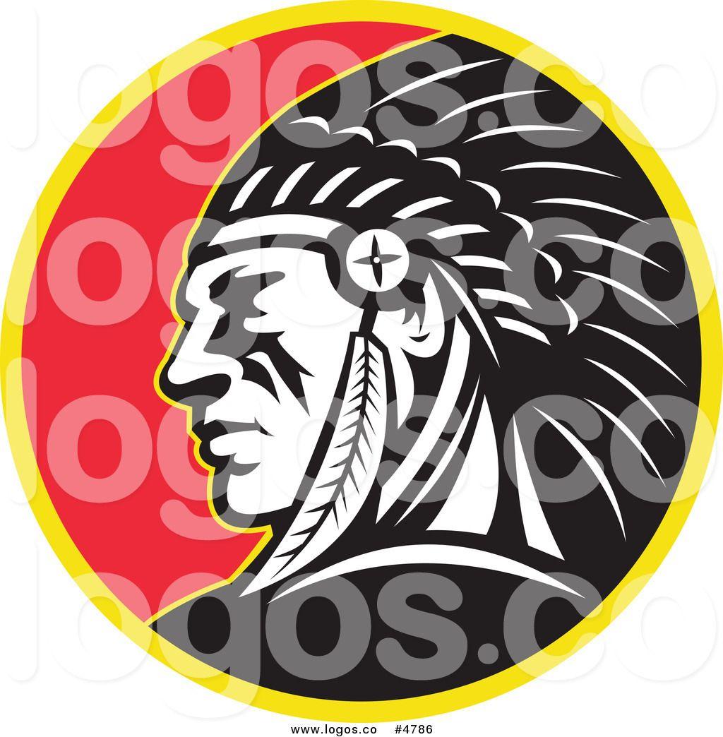 Indian Spear Football Logo - Native american Logos