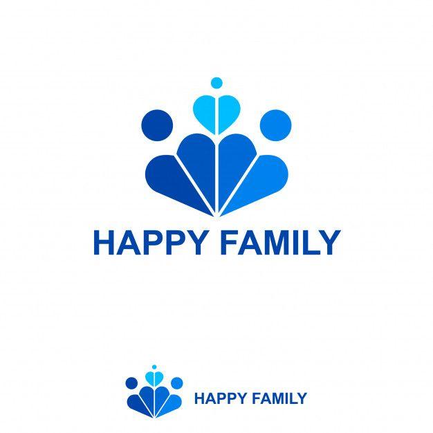 Family Logo - Happy family logo Vector | Premium Download