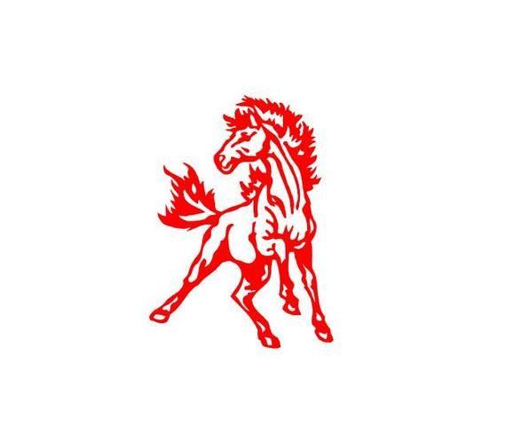 Mustang Mascot Logo - Mustang Mustang svg Mustang Mascot High School Team Svg