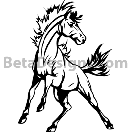 Mustang Mascot Logo - Mustang Mascot Clipart