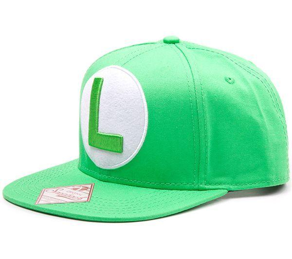 Luigi Logo - Buy NINTENDO Luigi Logo Snapback Cap - Green | Free Delivery ...
