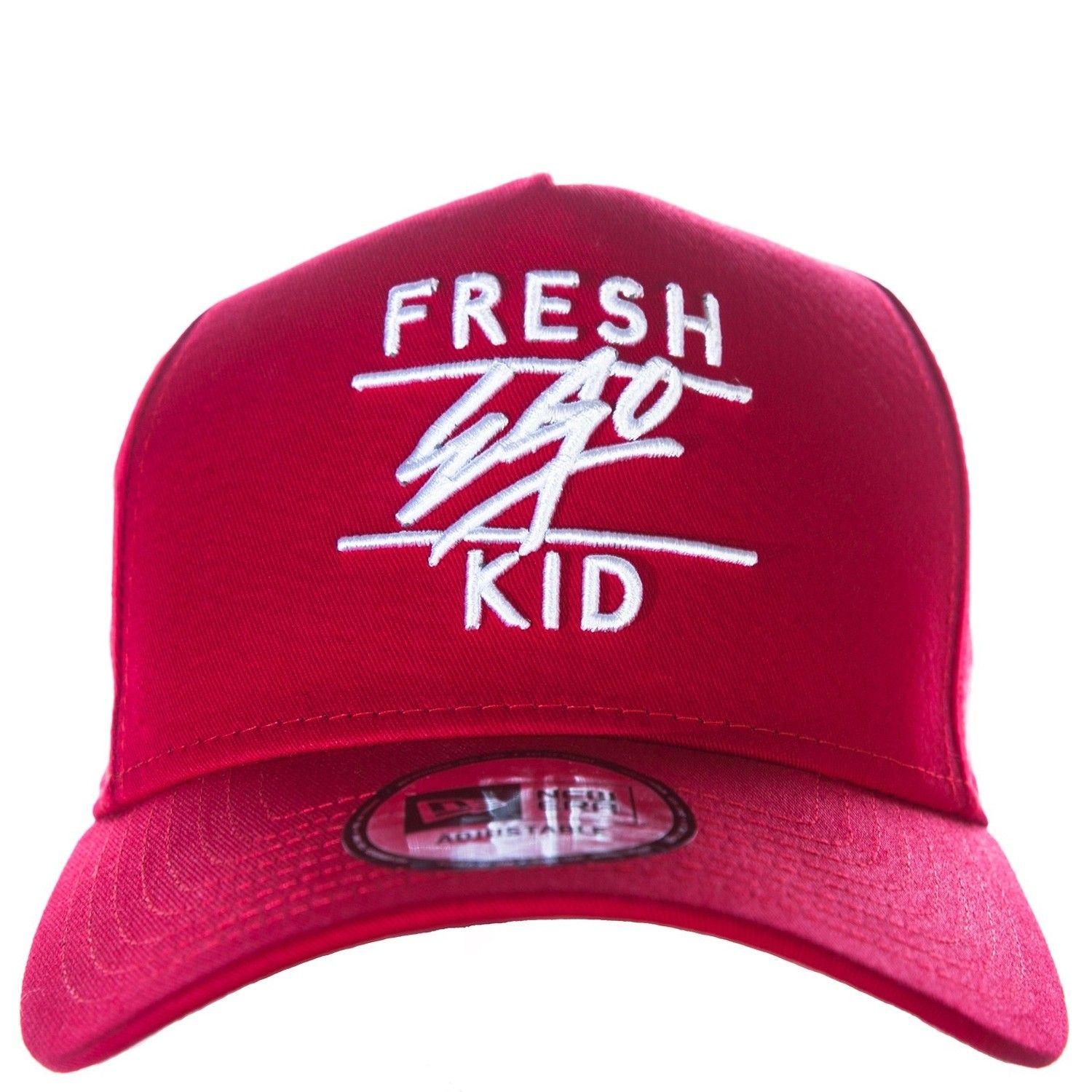 Red and White F Logo - Fresh Ego Kid Trucker Cap in Red & White I Fresh Ego Kid I Norton Barrie