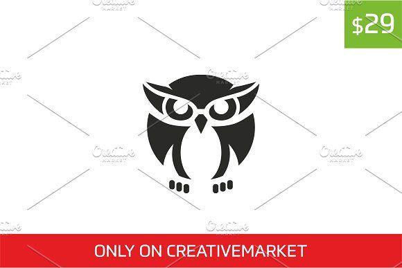 Cool Owl Logo - Cool Owl ~ Logo Templates ~ Creative Market