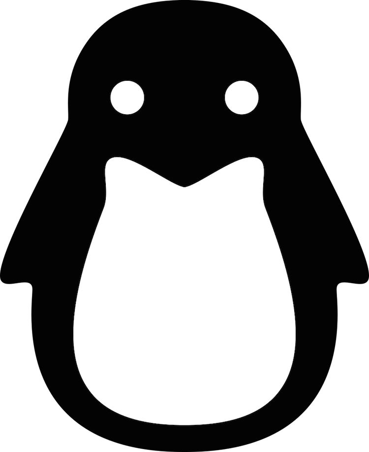 Black and White Animal Logo - Meet 'The Other Linux Logo', A Modern Take on Tux - OMG! Ubuntu!