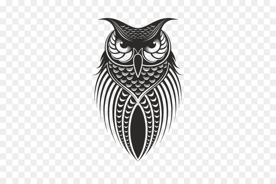 Cool Owl Logo - Owl Drawing Bird - cool black png download - 600*600 - Free ...