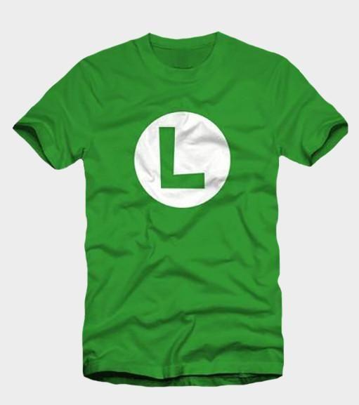 Luigi Logo - Luigi Logo T-Shirt - $9.99 – Poputees.com