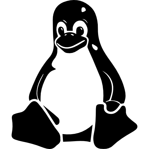 Linux Penguin Logo - Linux penguin logo character symbol of the operative system Icon
