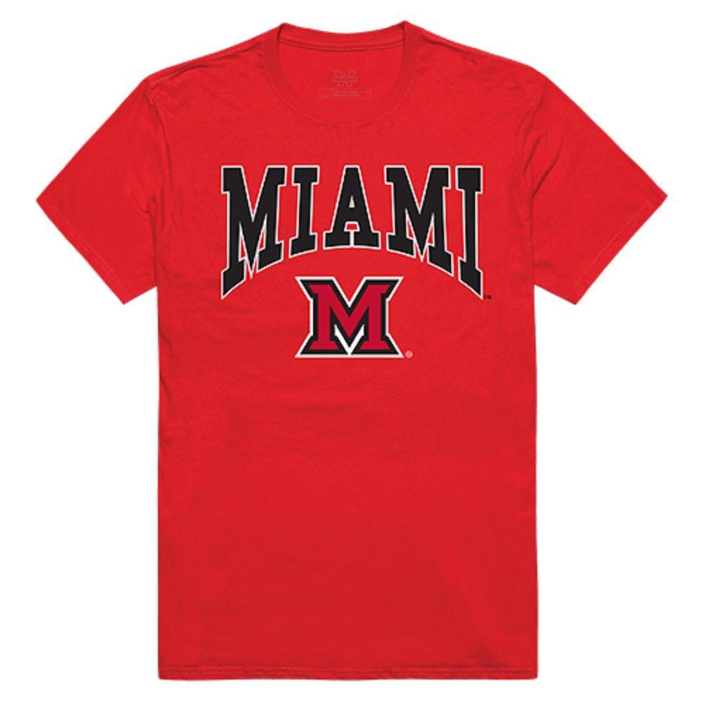 Miami University RedHawks Logo - Miami University Redhawks NCAA College Logo Licensed T-Shirt S-2XL ...