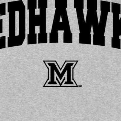 Miami University RedHawks Logo - Miami University RedHawks Ash Logo Arch T Shirt