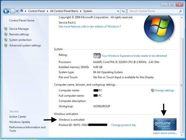 Microsoft Original Windows Logo - Genuine Windows 7. How To Tell What You're Running