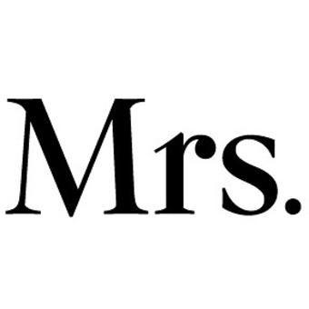 Mrs Logo - Mrs. - New York