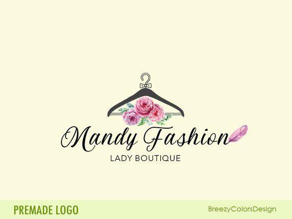 Apparel Hanger Logo - Hanger Logo Design, Custom For Clothing Shop Boutique, Woman Apparel ...