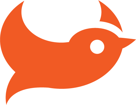 Orange Flying Bird Logo - Flying Bird Logo Download