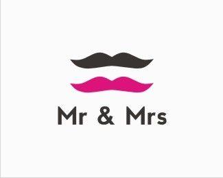 Mrs Logo - Mr & Mrs Designed by dbunk | BrandCrowd