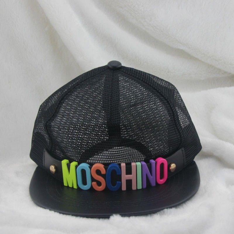 Moschino Rainbow Logo - Moschino Rainbow Logo Mesh Baseball Cap Black. love moschino outlet