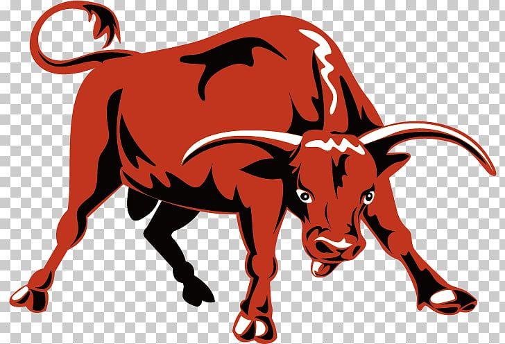 Charging Bull Logo - Charging Bull Cattle Ox, Bull , brown bull logo PNG clipart | free ...
