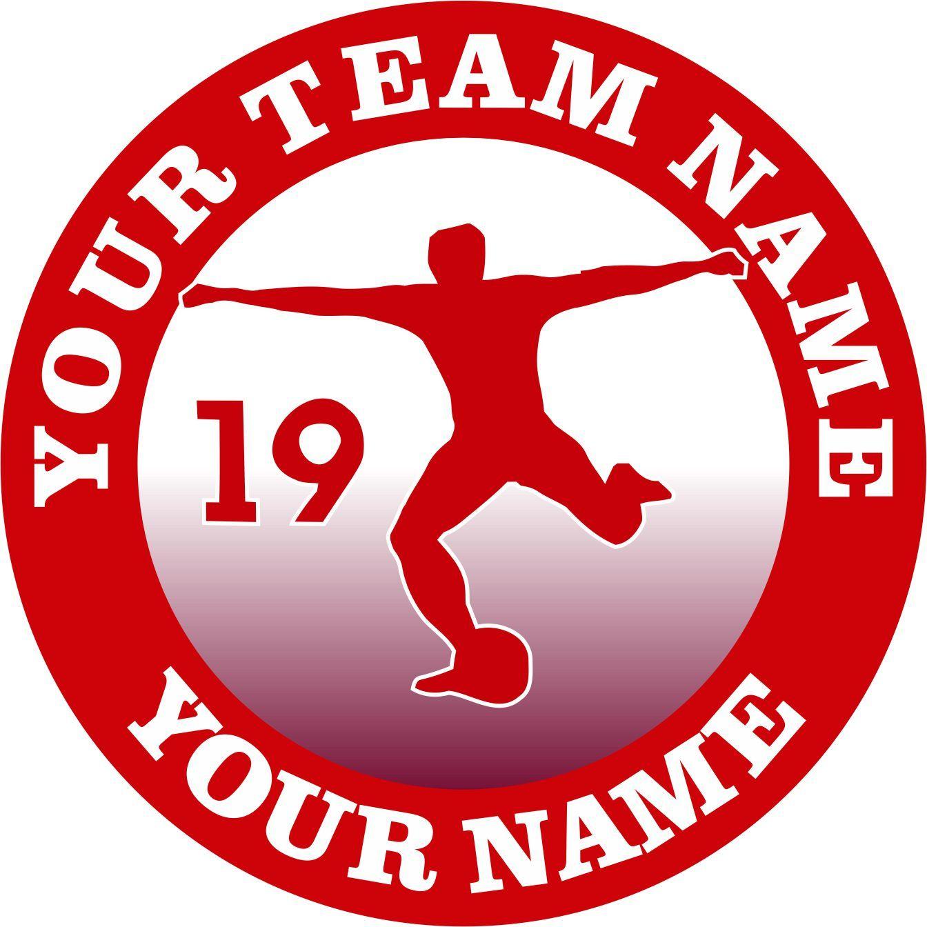 Red Soccer Logo - Customized Soccer Logo 07 [Customized Soccer Logo 01] - CAD$3.50 ...