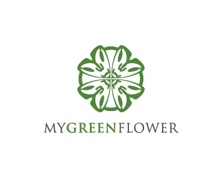 Green Flower Logo - My Green Flower Designed by SimplePixelSL | BrandCrowd