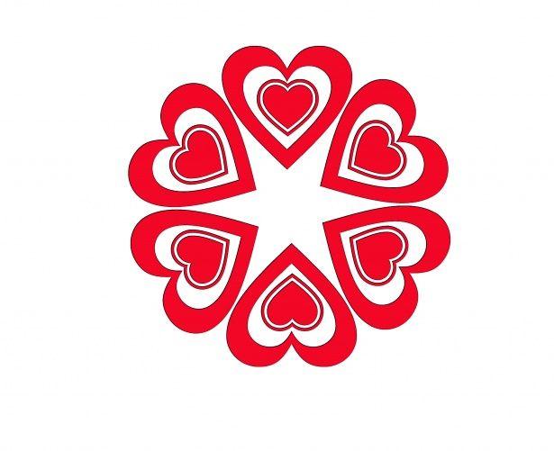 Heart Circle Logo - Circle Of Hearts Free Domain Picture