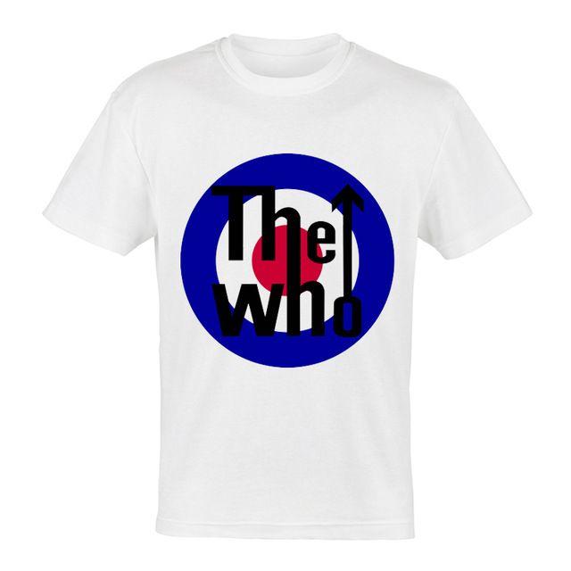 The Who Band Logo - The Who Band T Shirt Summer Short Sleeve White Punk The Who Band