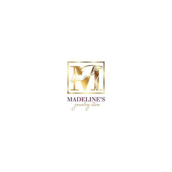 Gold Square Logo - Monogram Design, Monogram Logo, Handcraft Shop Logo, Etsy Shop Logo ...