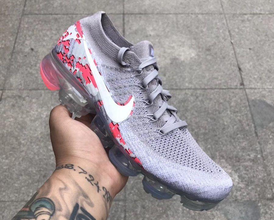 Digital Camo Nike Logo - Nike Air VaporMax 