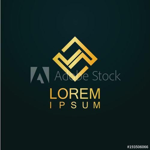 Gold Square Logo - gold square logo this stock vector and explore similar vectors