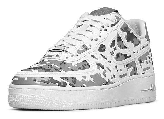 Digital Camo Nike Logo - High Frequency Digital Camo Nike Air Force 1 | Bluepants blog