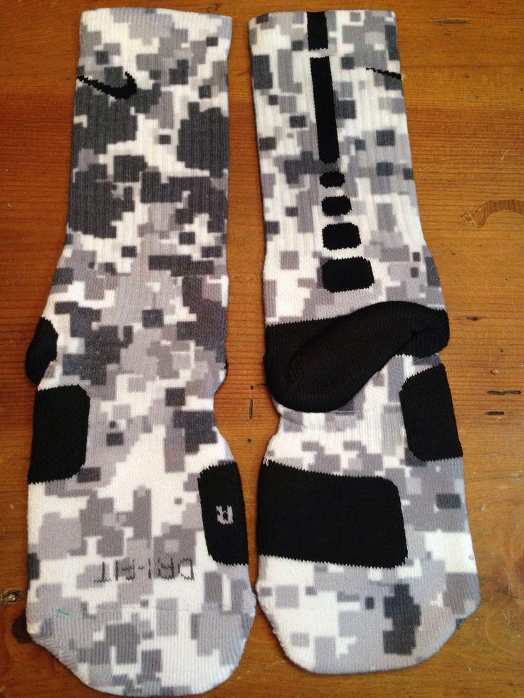 Digital Camo Nike Logo - Nike Digital Camo Socks New <b>digital camo</b> custom <b>nike</b ...