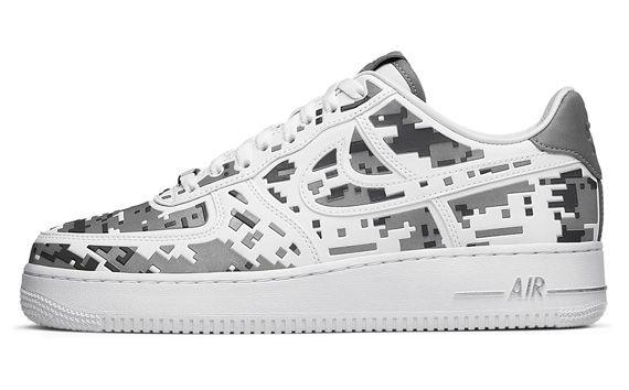 Digital Camo Nike Logo - Nike Air Force 1 Low 