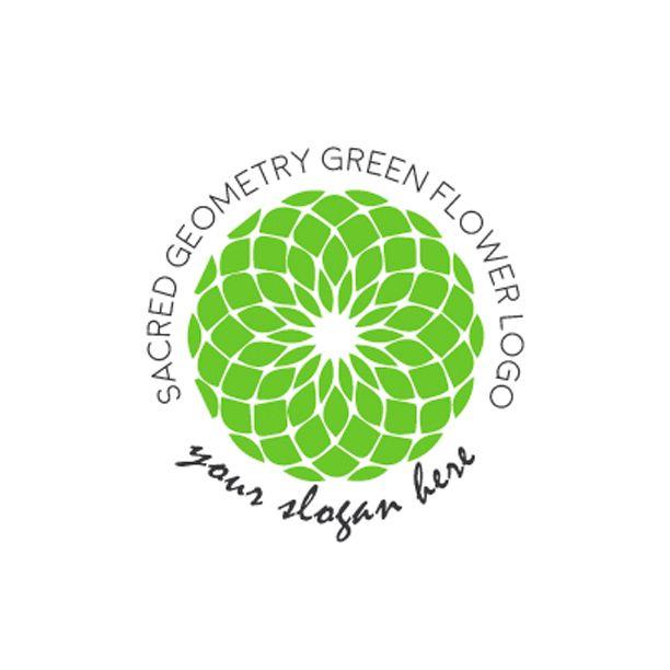 Green Flower Logo - Logo and Brand Identity Designs – AYA Templates